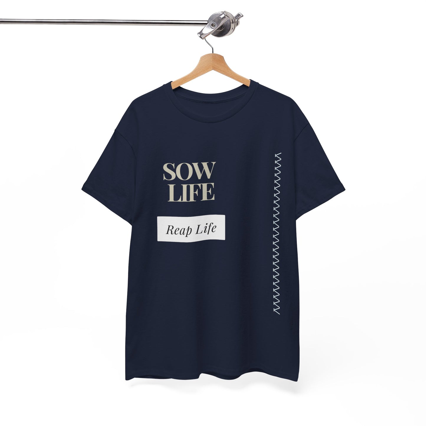 Unisex Heavy Cotton Tee "Sow Life Reap Life"