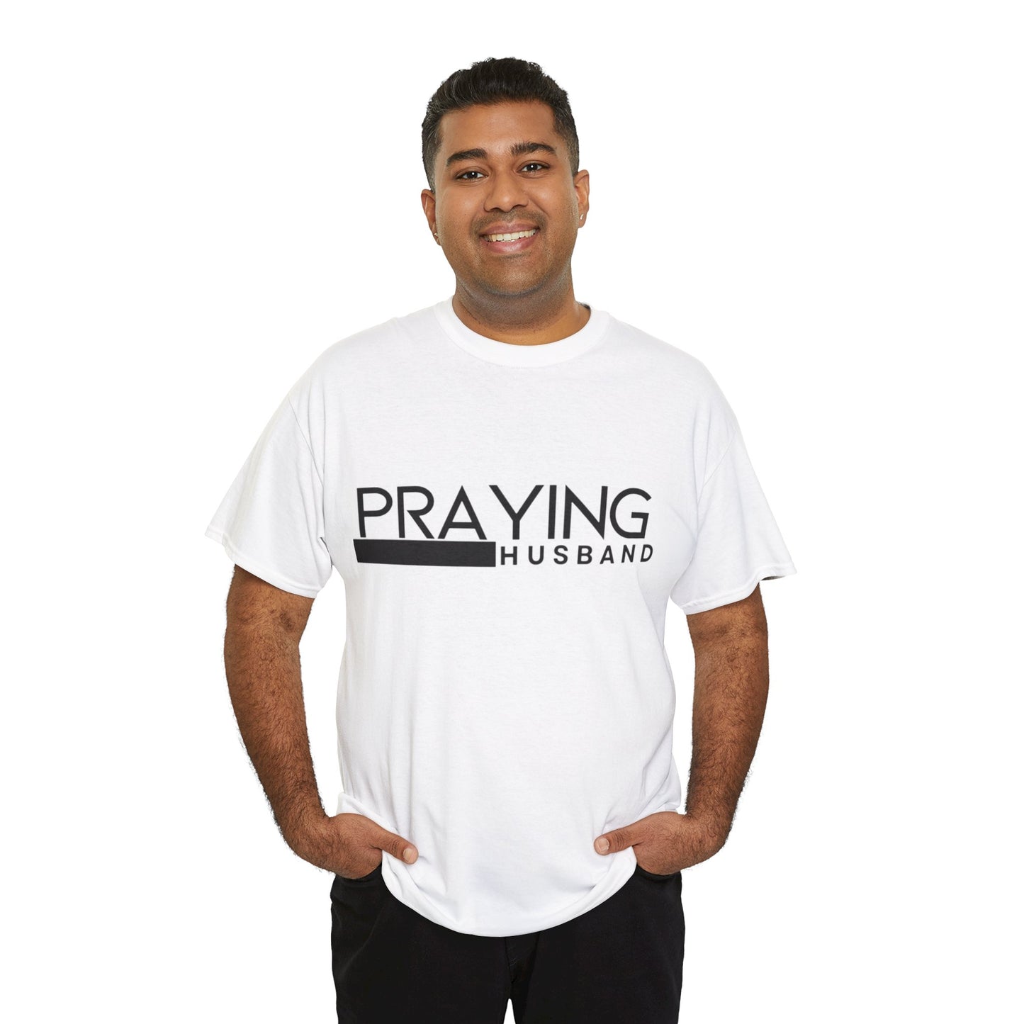 Praying Husband Unisex Heavy Cotton Tee