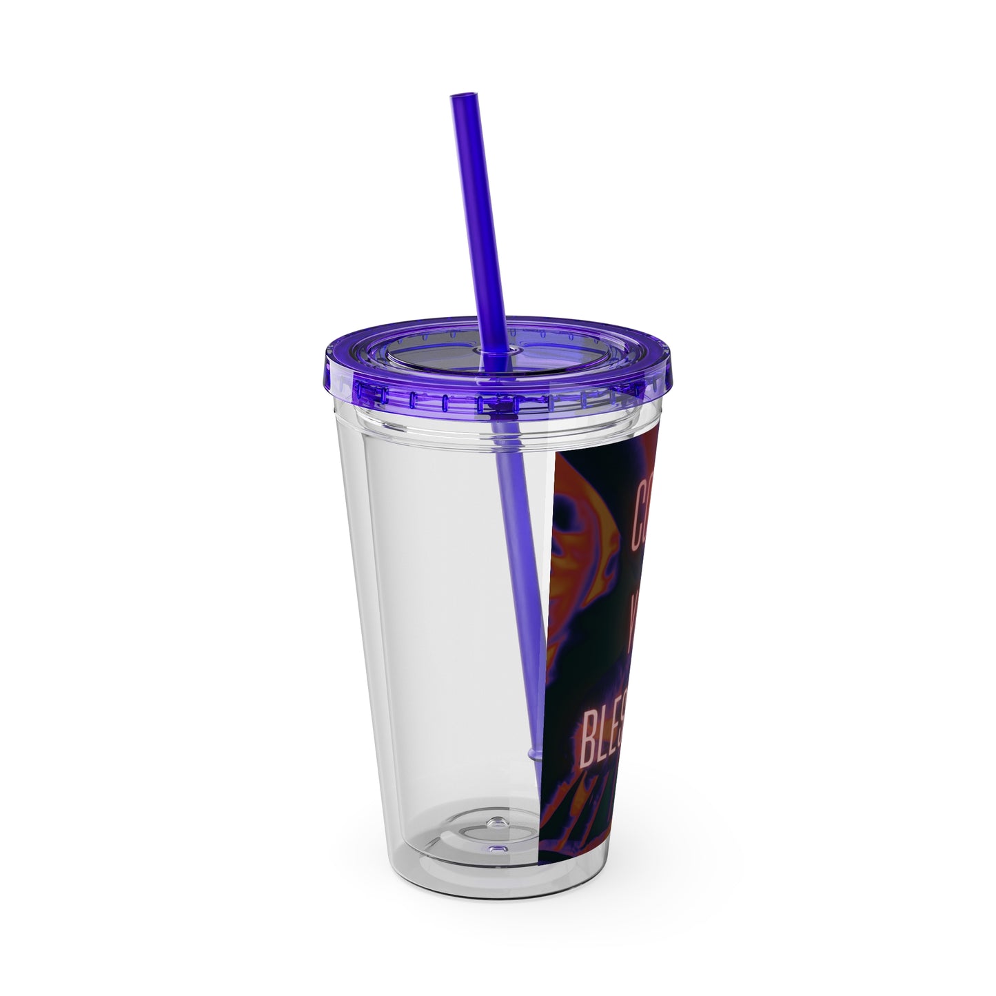 Blessings Sunsplash Tumbler with Straw, 16oz