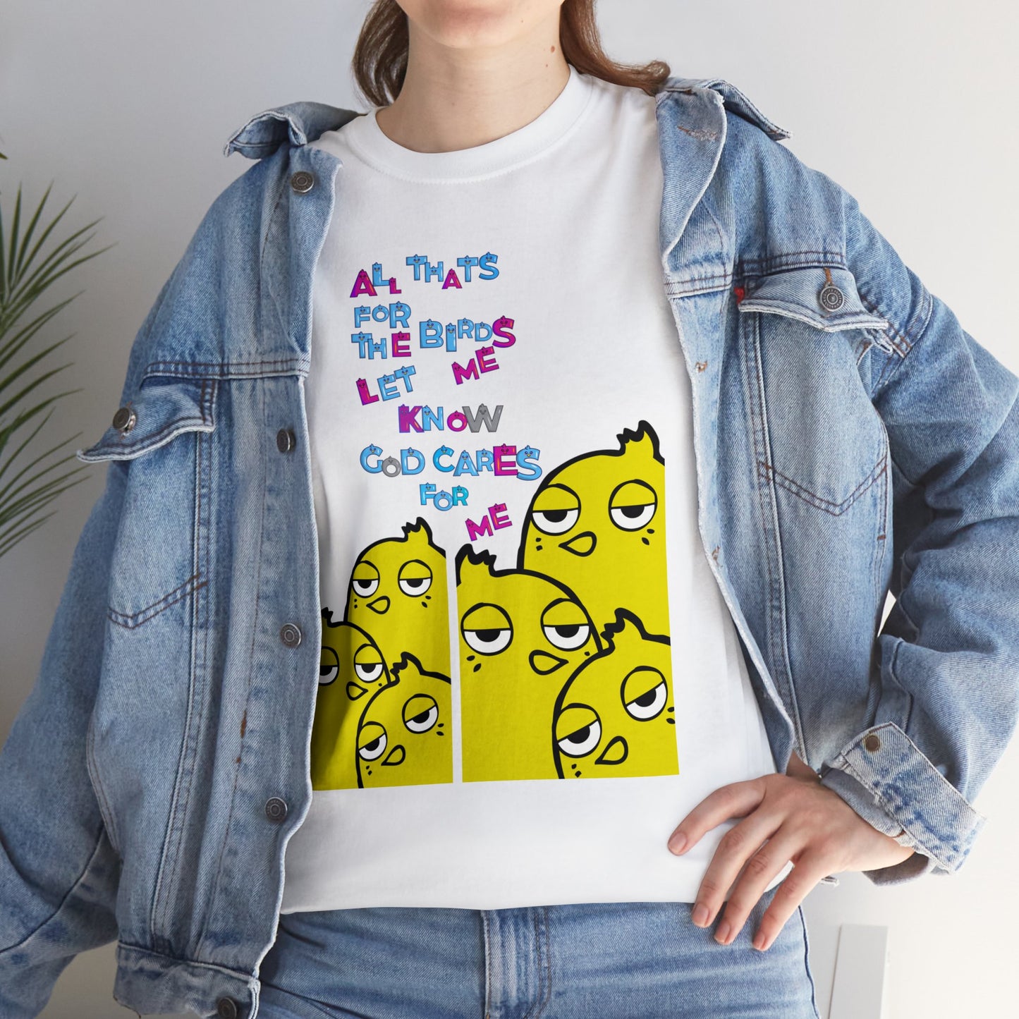 For The Birds Unisex Heavy Cotton Tee