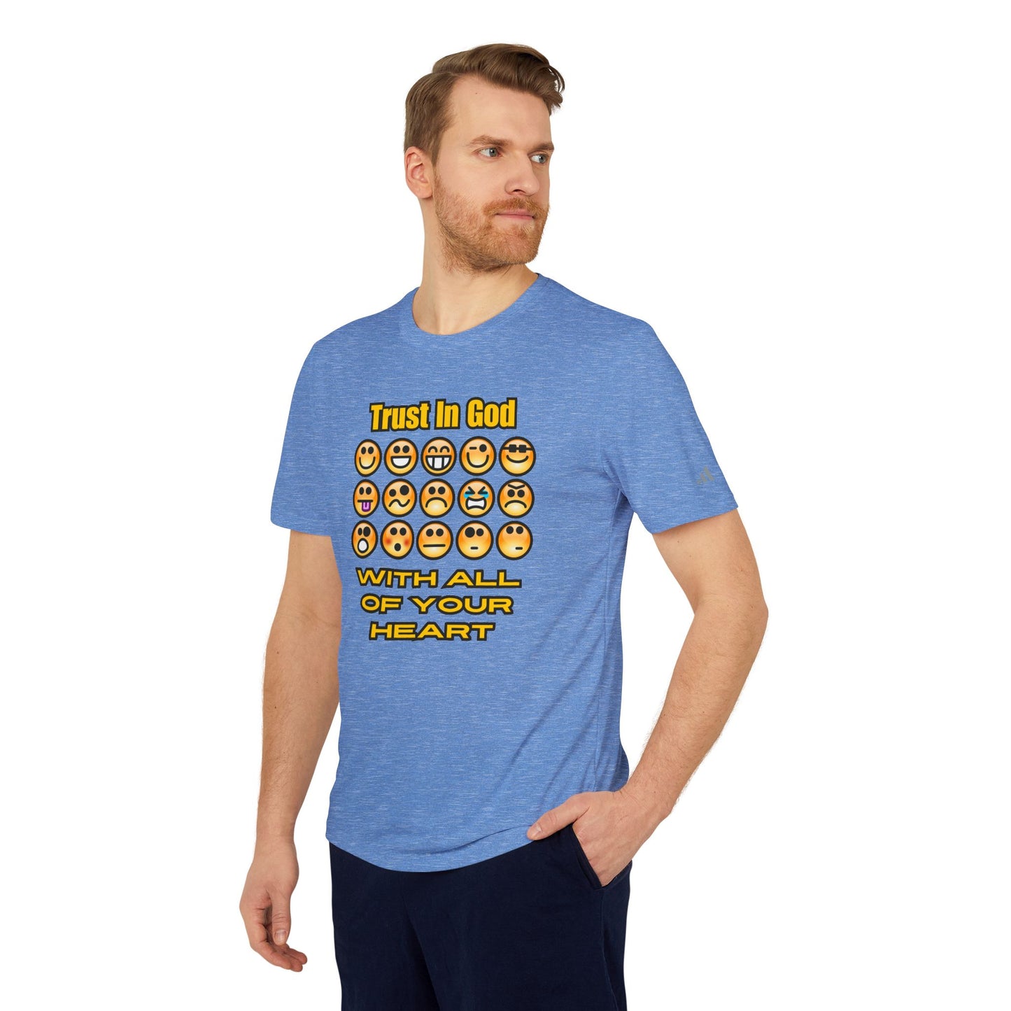 Trust in God Emoji Expression Unisex Tee