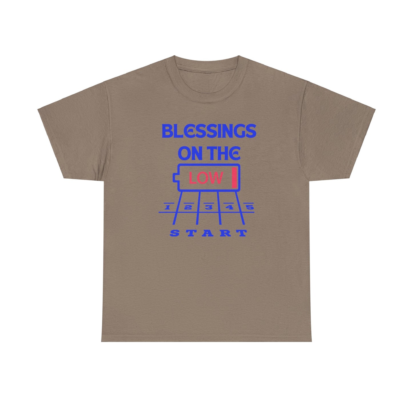 Blessings on The Low Unisex Heavy Cotton Tee