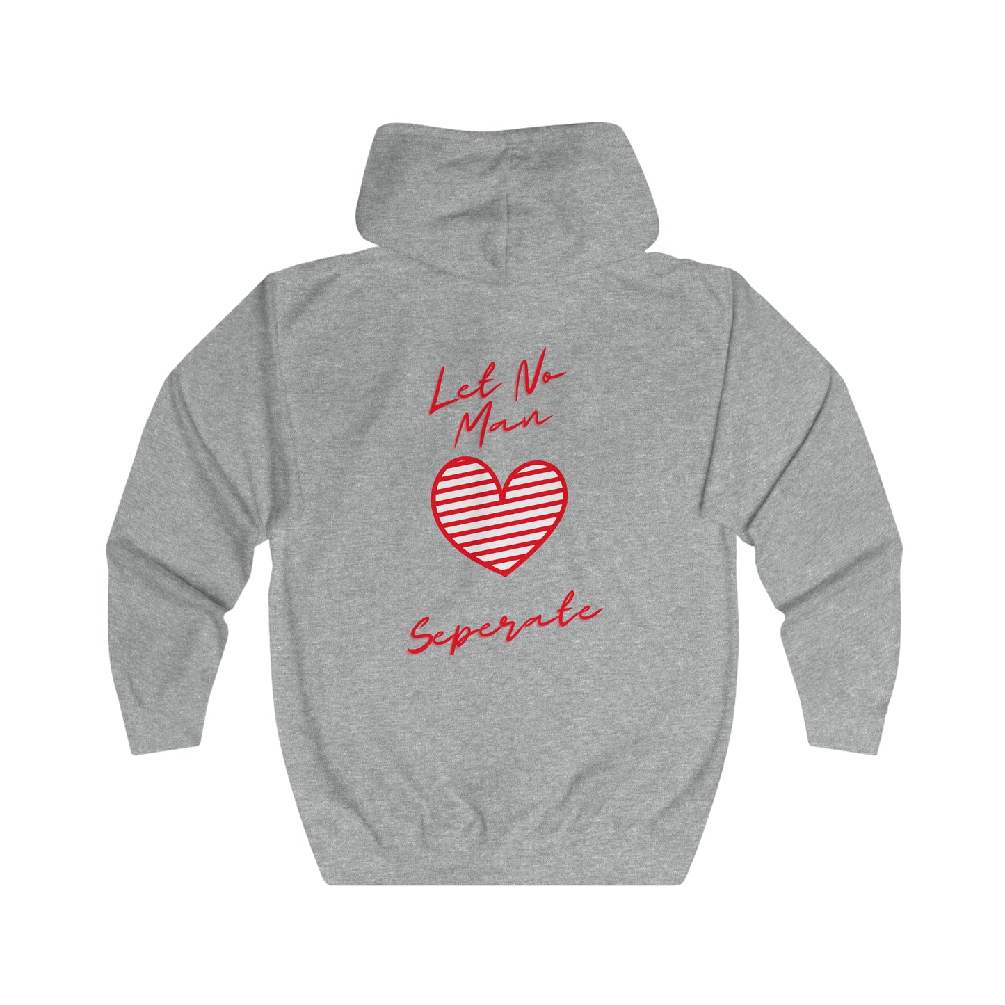 Unbreakable Love: Celebrate Your Commitment with Our Unisex Full Zip Hoodie for Lifetime Partners