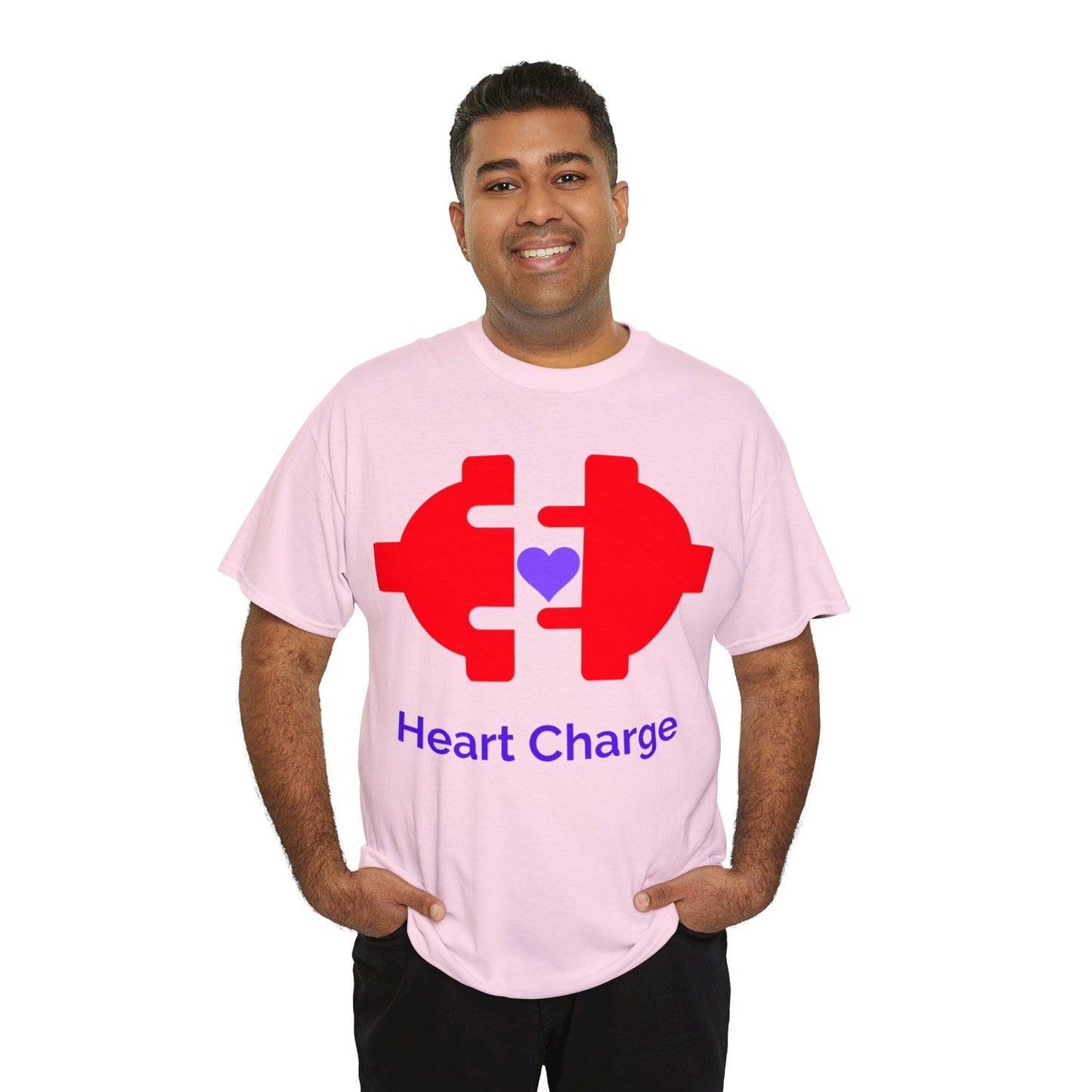 Heart Charge Unisex Heavy Cotton Tee