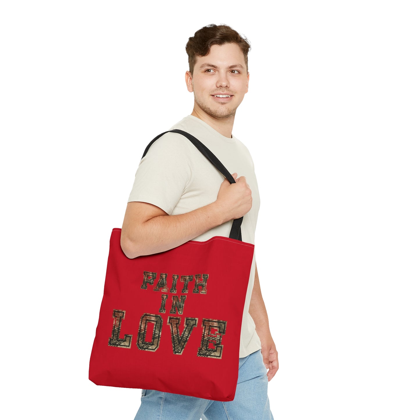 Faith in Love Tote Bag