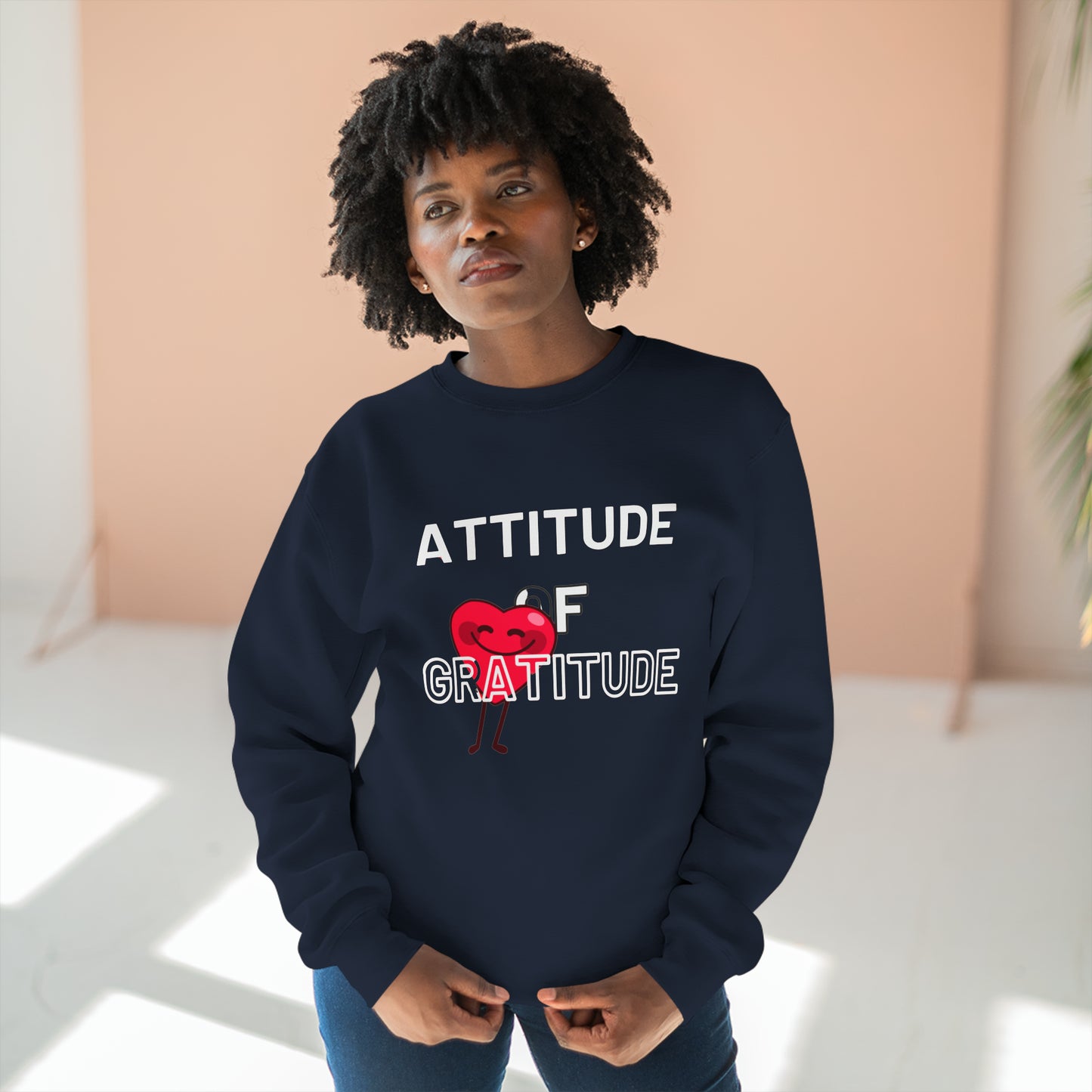 Attitude of Gratitude Unisex Crewneck Sweatshirt