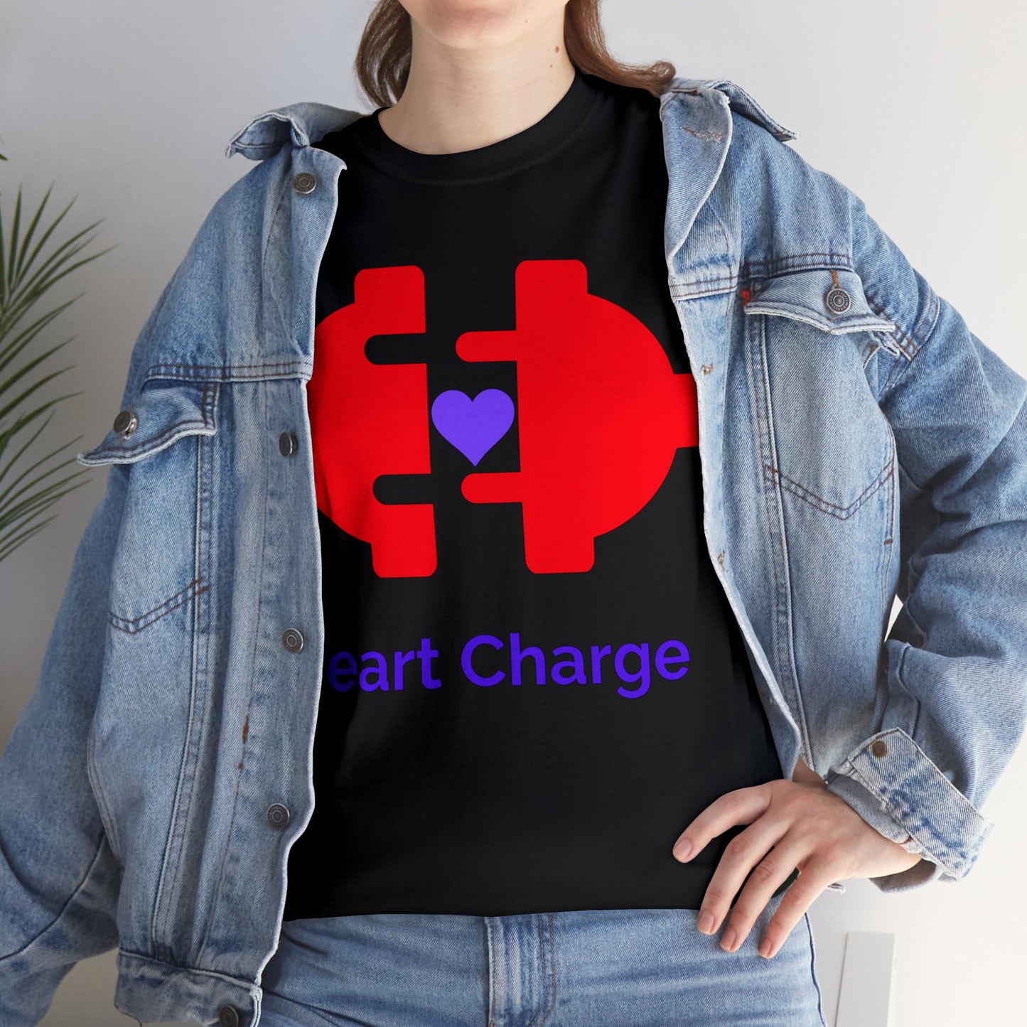 Heart Charge Unisex Heavy Cotton Tee