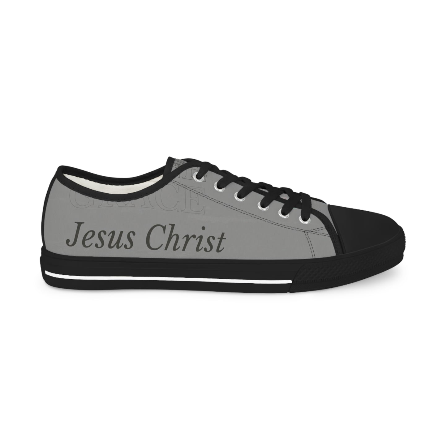 Grace Jesus Christ Men's Low Top Sneakers