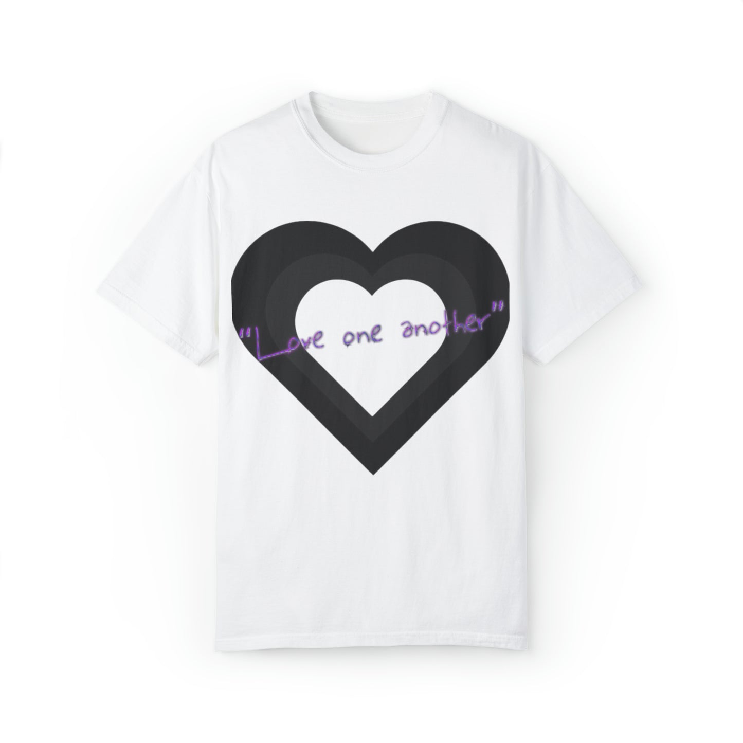 Love One Another Unisex Garment-Dyed T-shirt