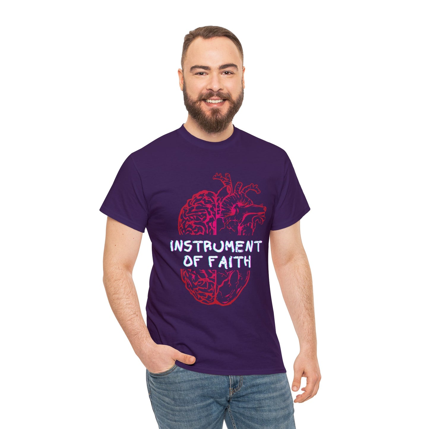 Instrument of Faith Unisex Heavy Cotton Tee