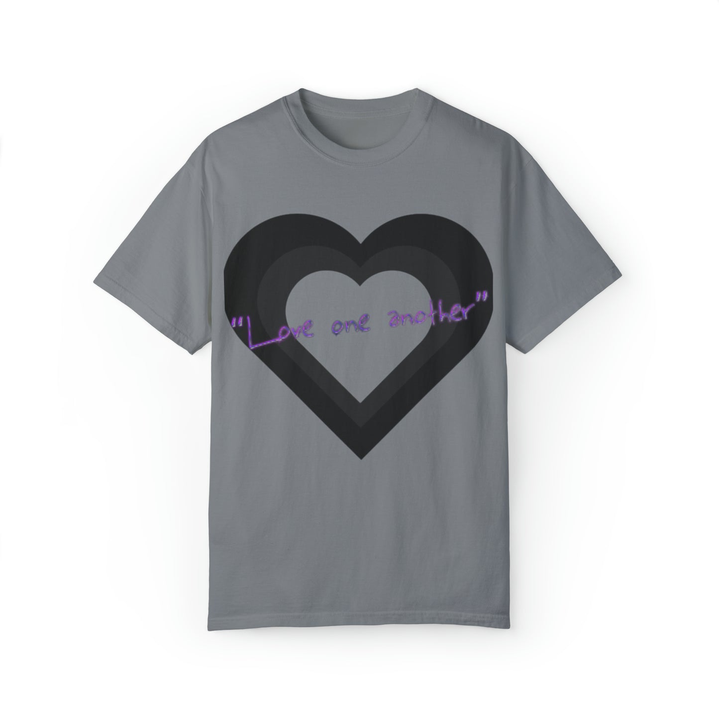 Love One Another Unisex Garment-Dyed T-shirt