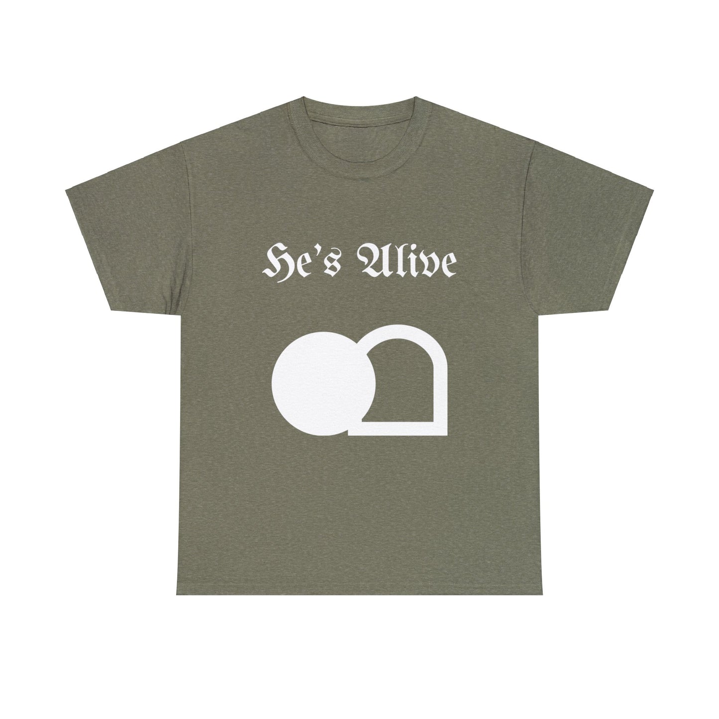 He's Alive Unisex Heavy Cotton Tee