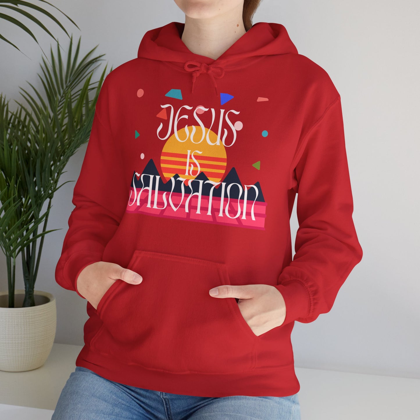 Jesus Is Salvation Unisex Heavy Blend™ Hooded Sweatshirt