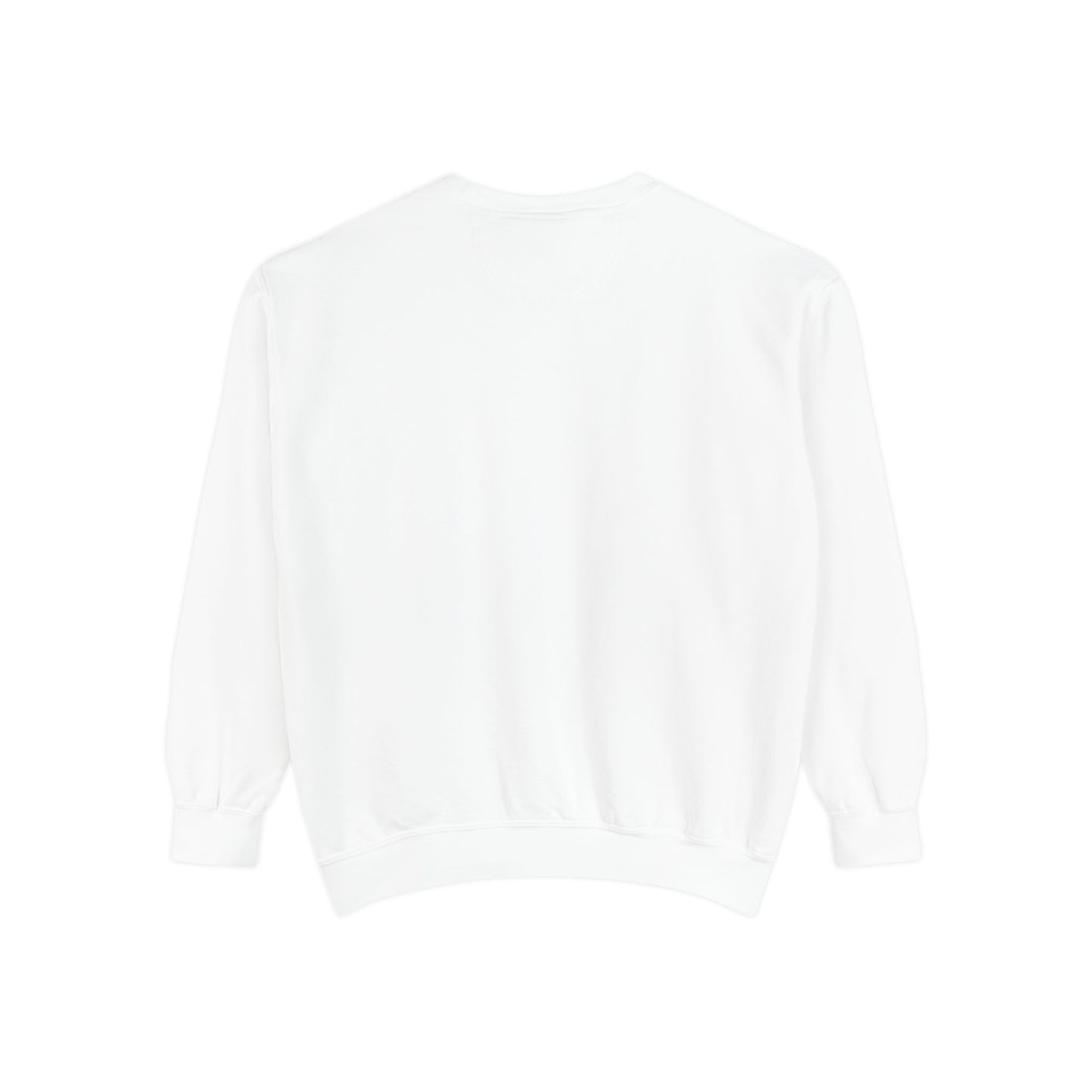 Garment-Dyed Sweatshirt Cozy Fall Autumn Give Thanks Graphic Llama
