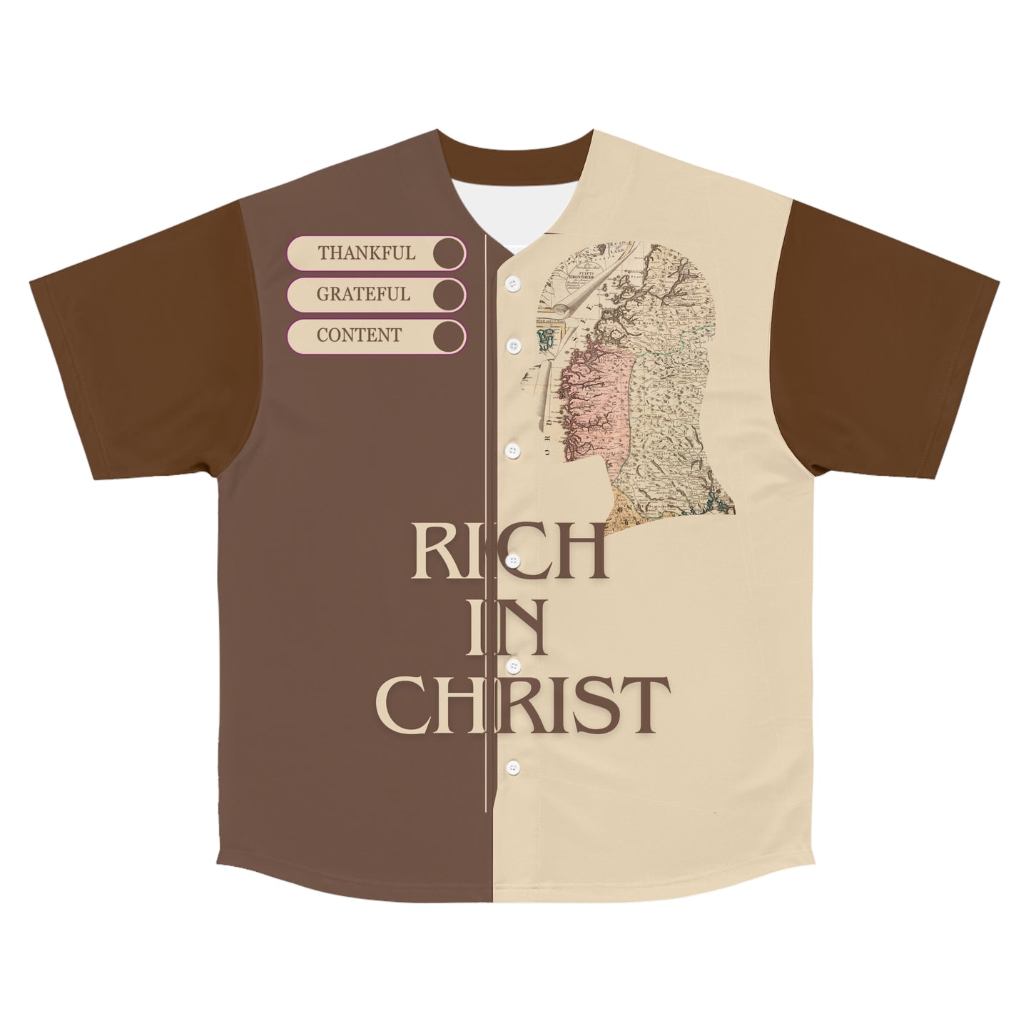 Rich In Christ Men's Baseball Jersey