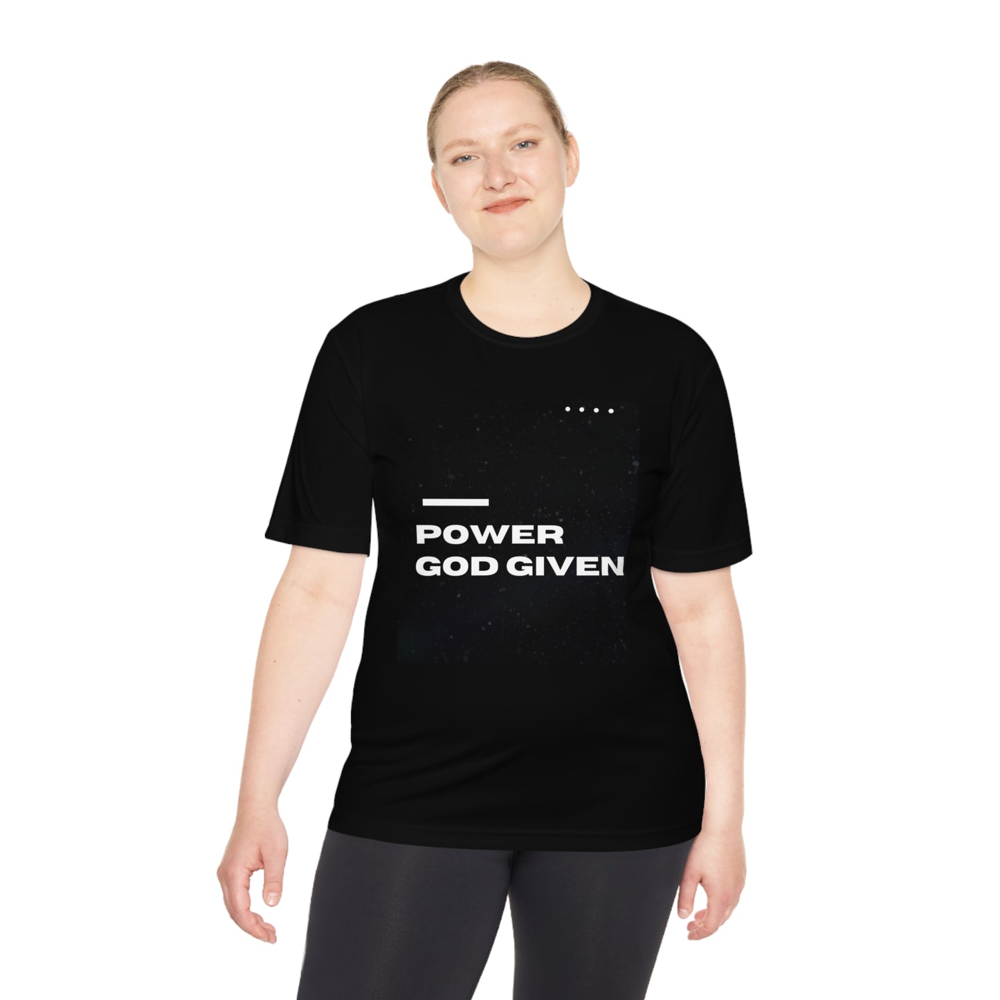 Power God Given Unisex Moisture Wicking Tee