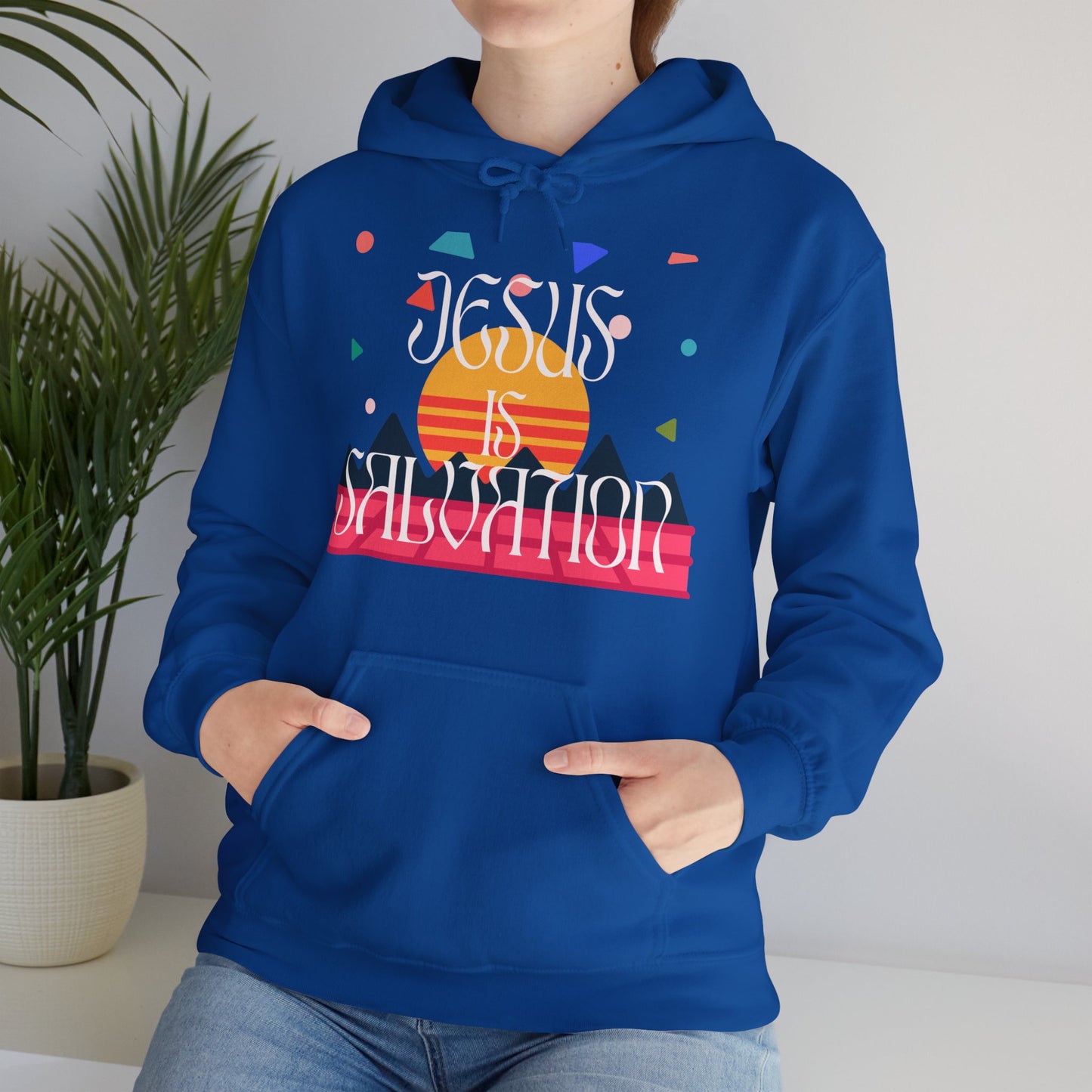 Jesus Is Salvation Unisex Heavy Blend™ Hooded Sweatshirt