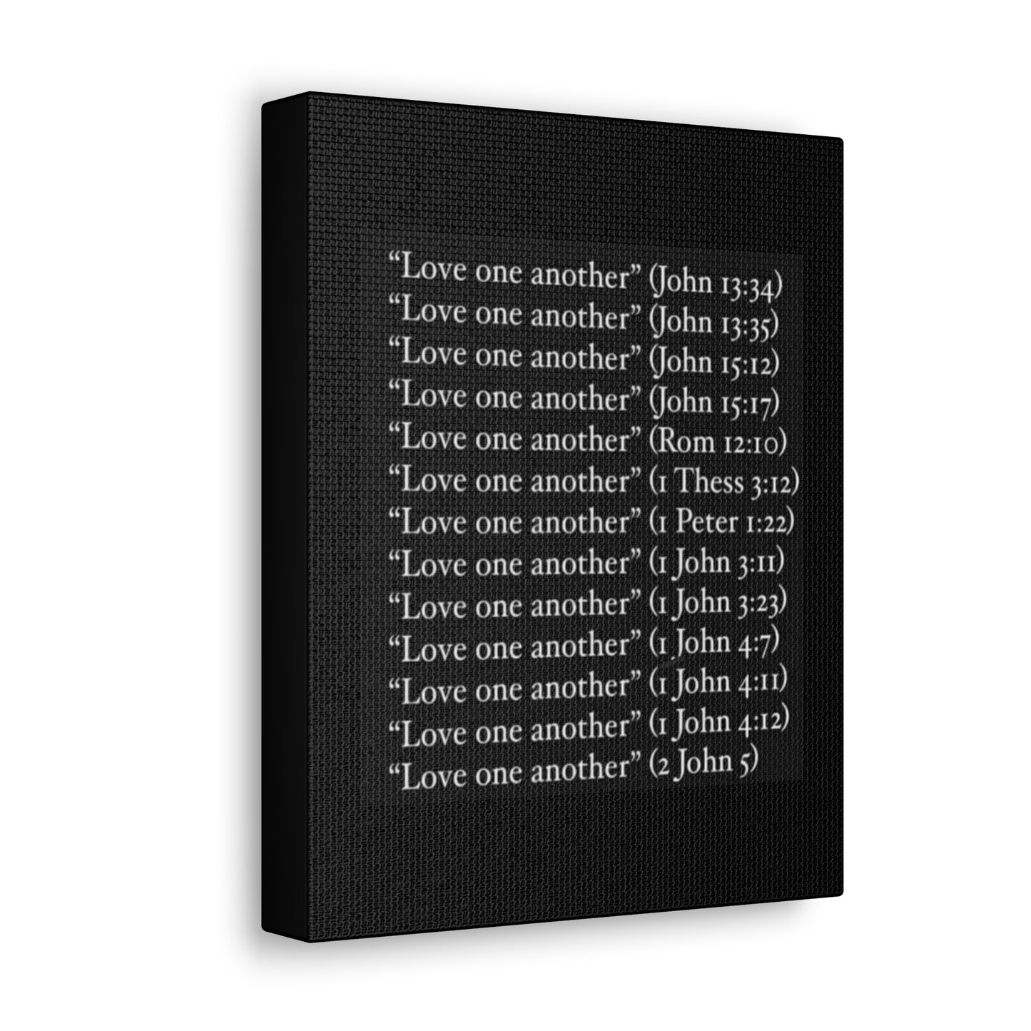 Love One Another Canvas Gallery Wraps