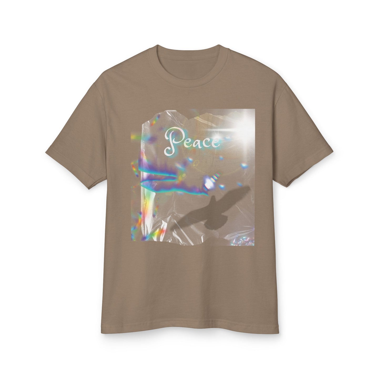 Graphic Tee with Peace Enhanced Design