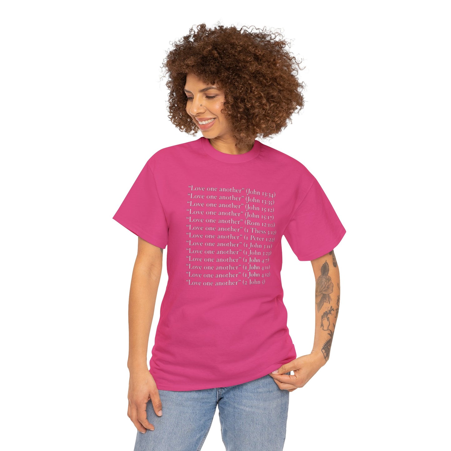 Love One Another Unisex Heavy Cotton Tee