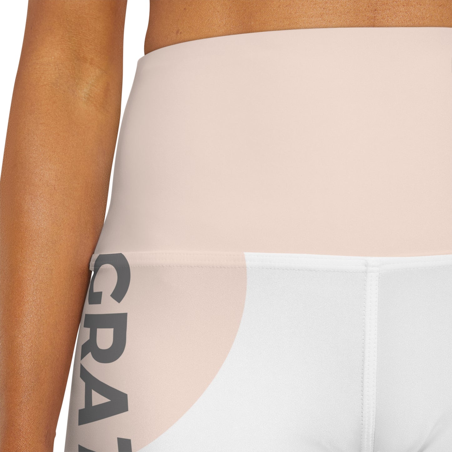 Gratitude High Waisted Yoga Shorts