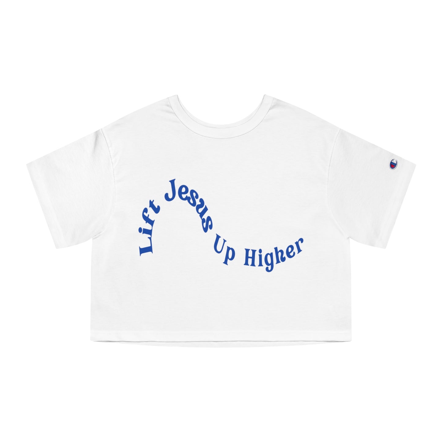 Lift Jesus Champion Women's Heritage Cropped T-Shirt