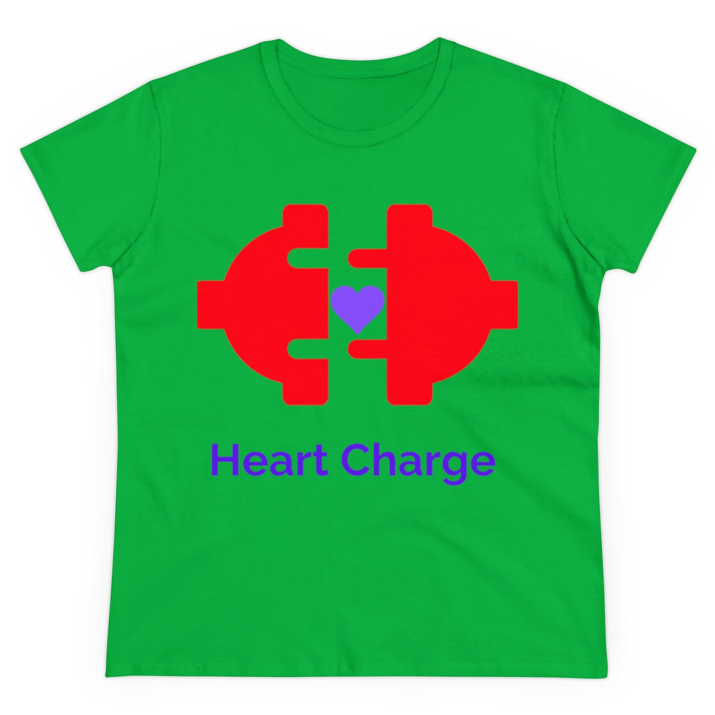 Heart Charge Women's Midweight Cotton Tee