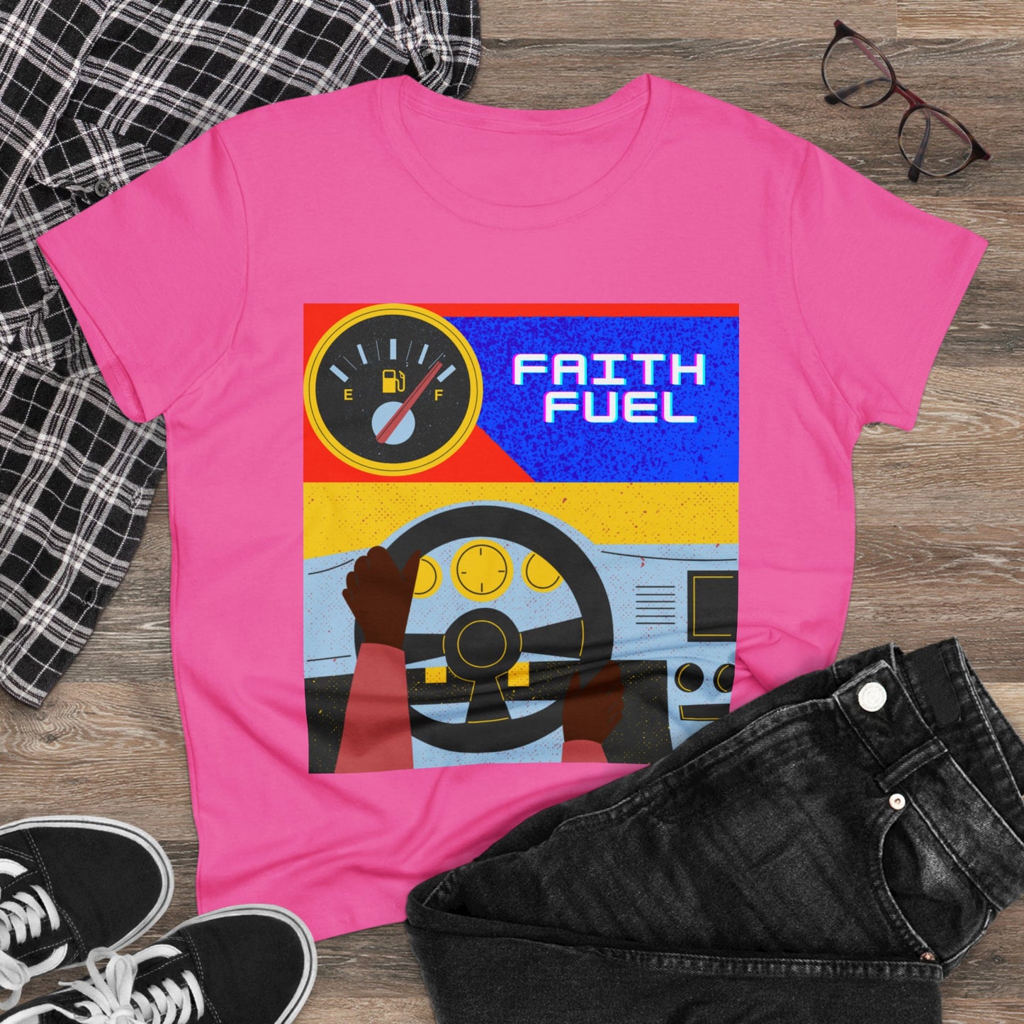 Faith Fuel Women's Midweight Cotton Tee