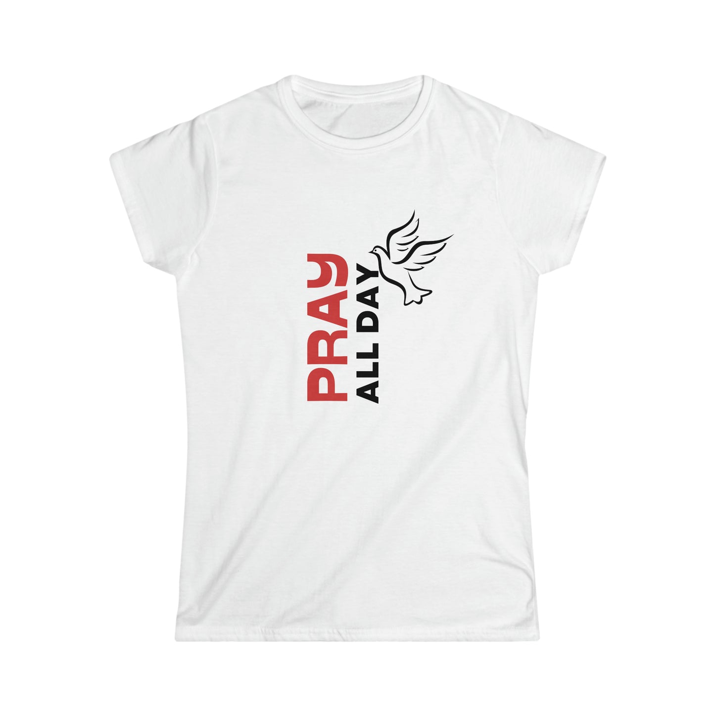 Pray All Day Women's Softstyle Tee