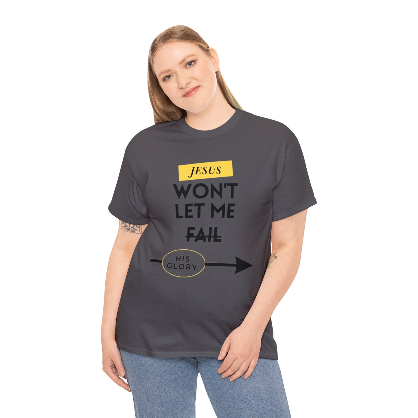 Jesus Won't Let Me Fail  Short-Sleeve T-Shirt