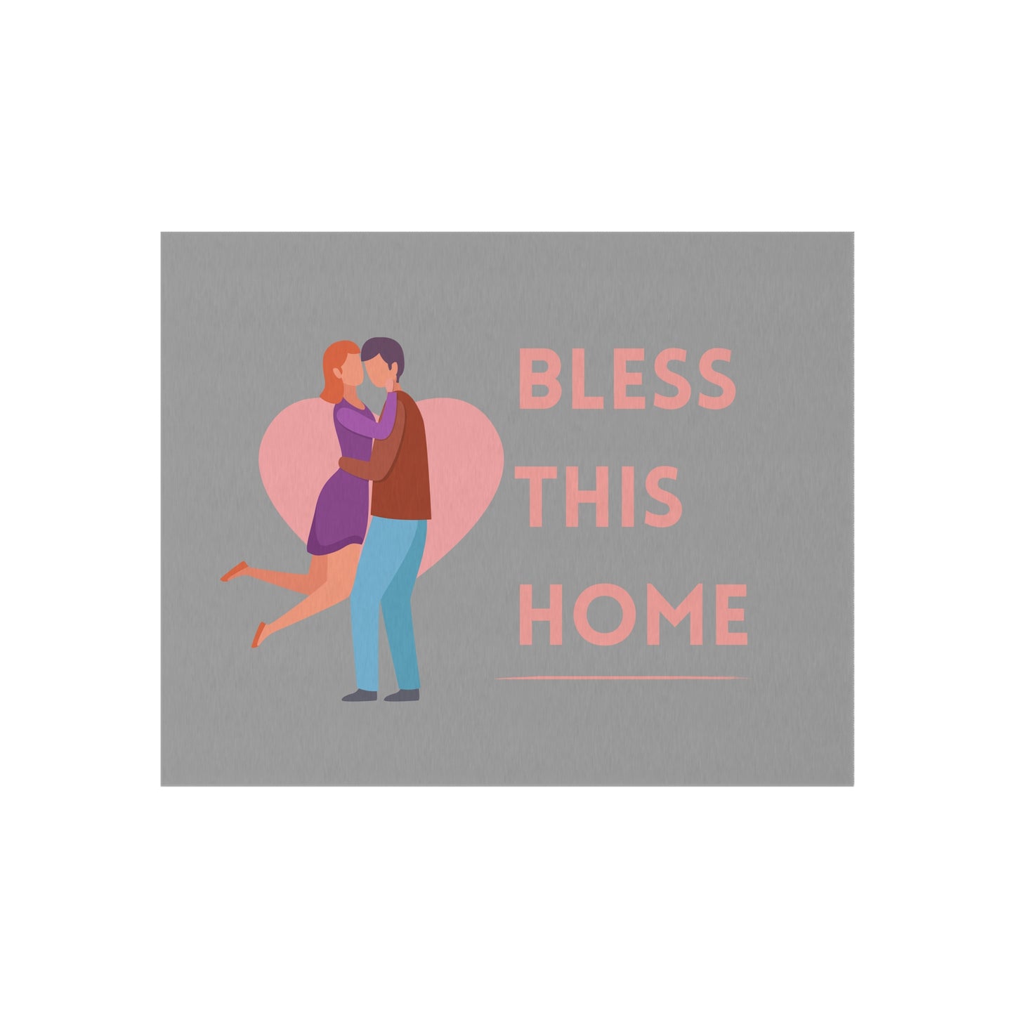 Bless This Home Love Out door Rug