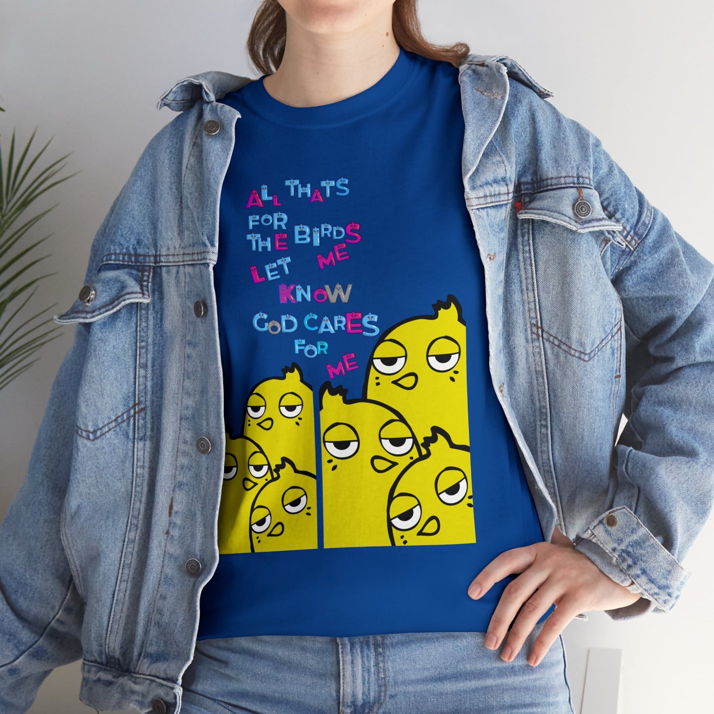 For The Birds Unisex Heavy Cotton Tee