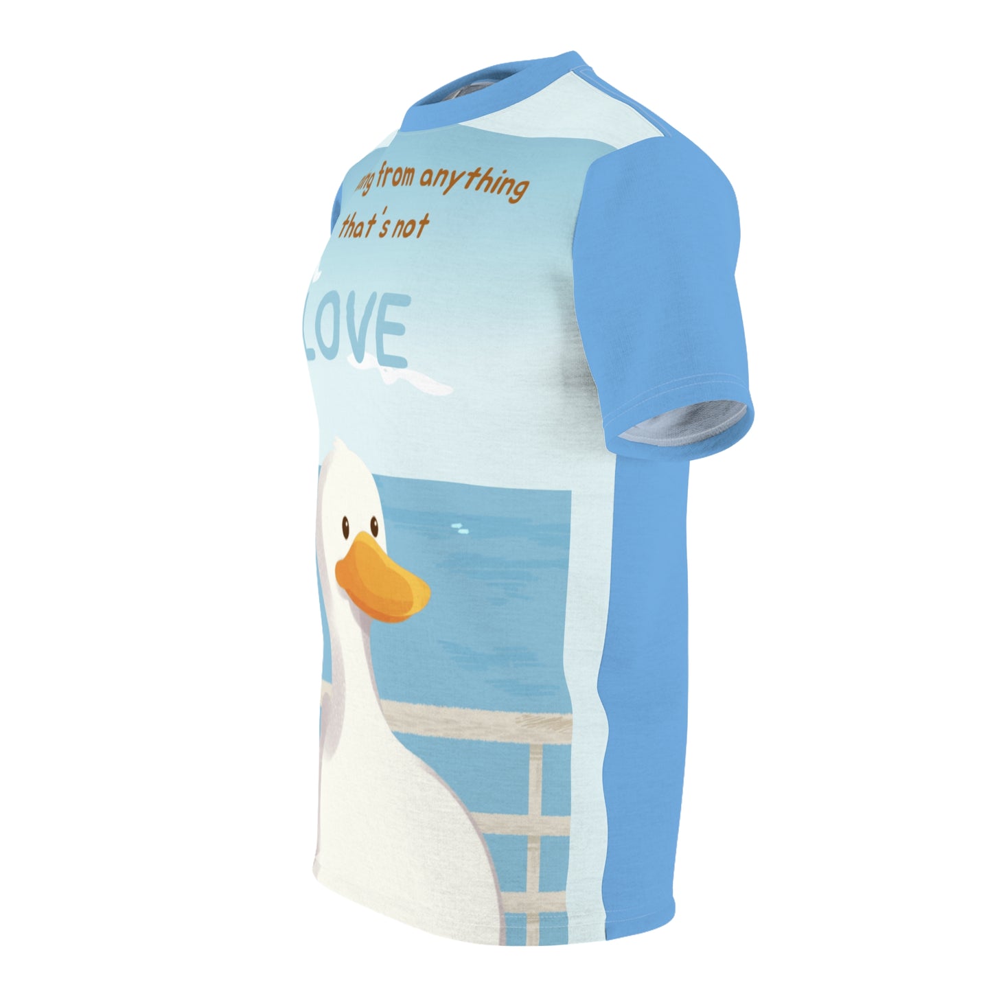 Duck Love Unisex Cut & Sew Tee