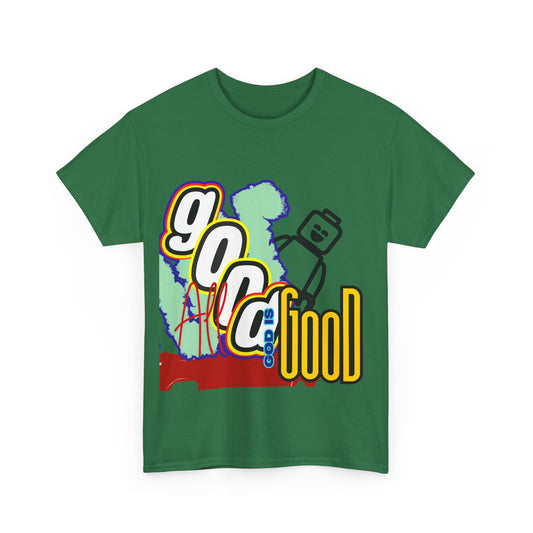 All Good God is Good" Lego Inspired T-Shirt - Fun and Creative Faith-Based Apparel