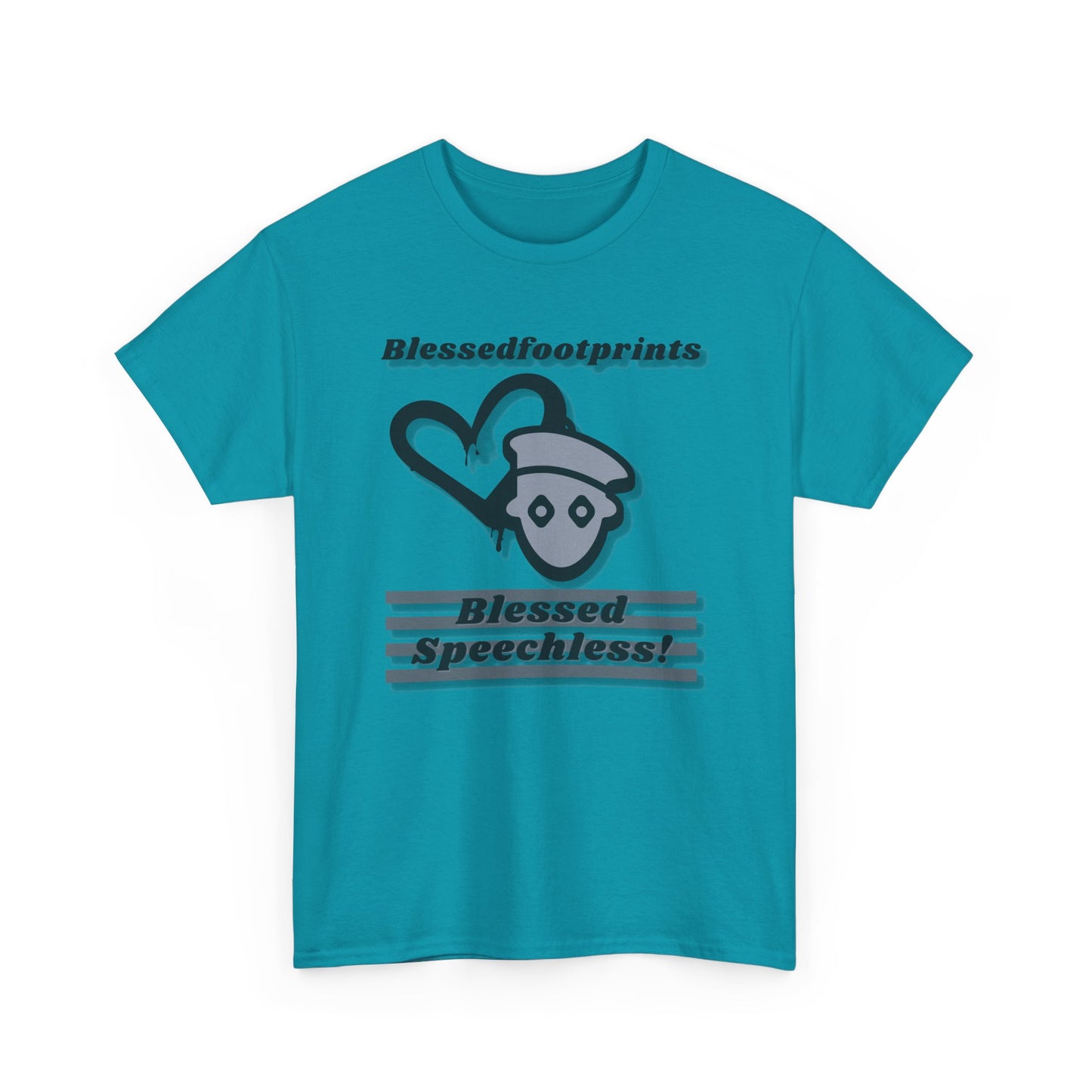 Blessedfootprints Collection Speechless Unisex Heavy Cotton Tee