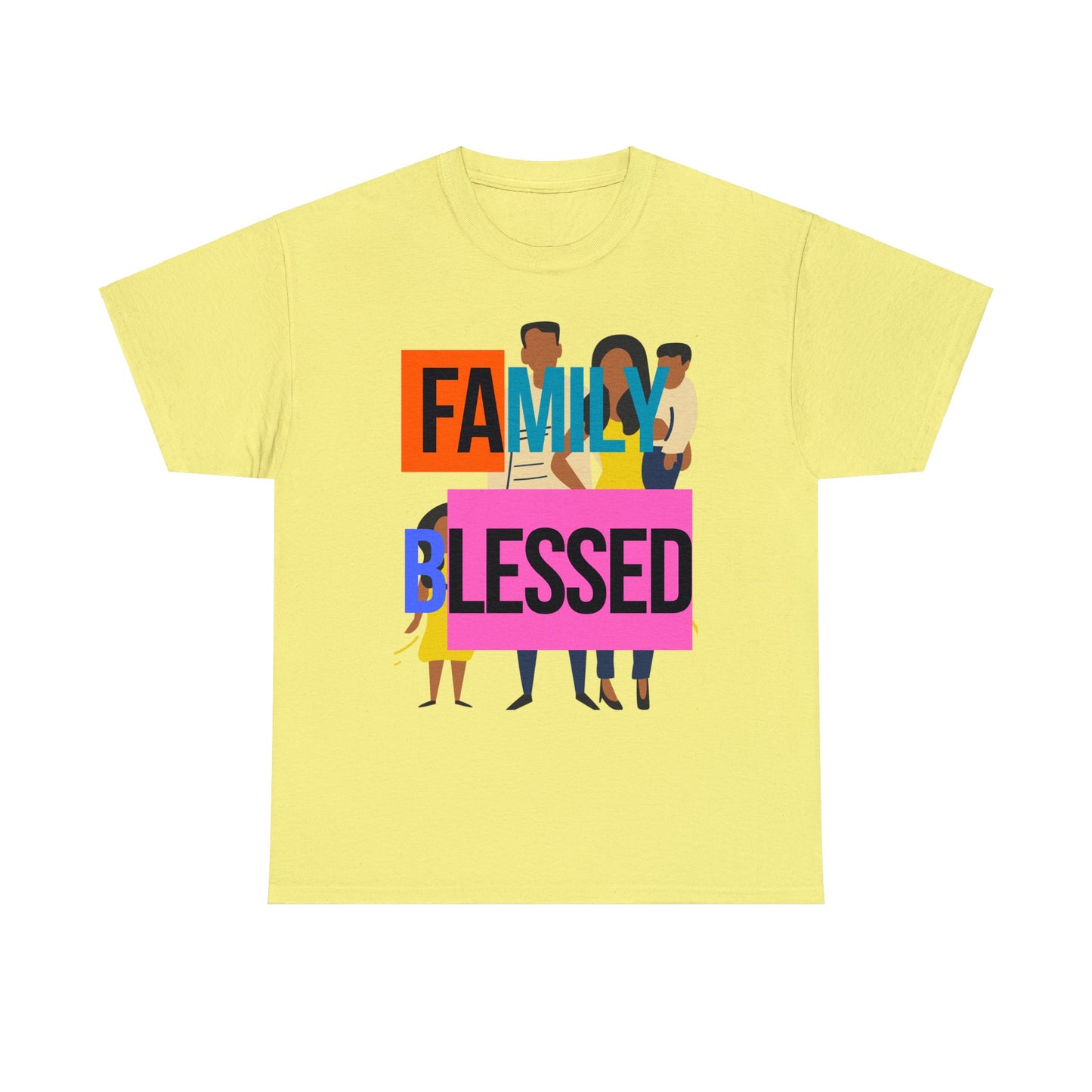 Family Blessed Unisex Heavy Cotton Tee