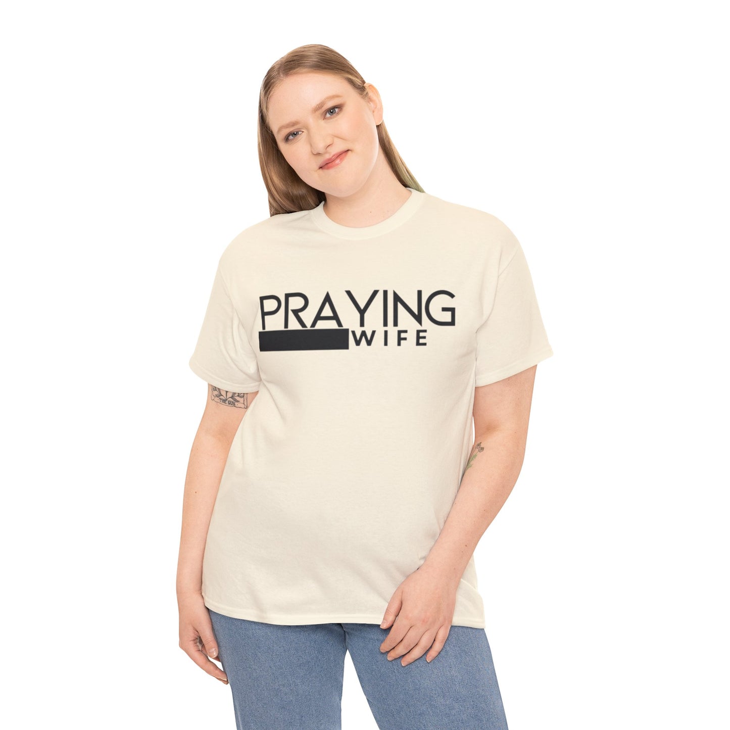 Praying Wife Unisex Heavy Cotton Tee