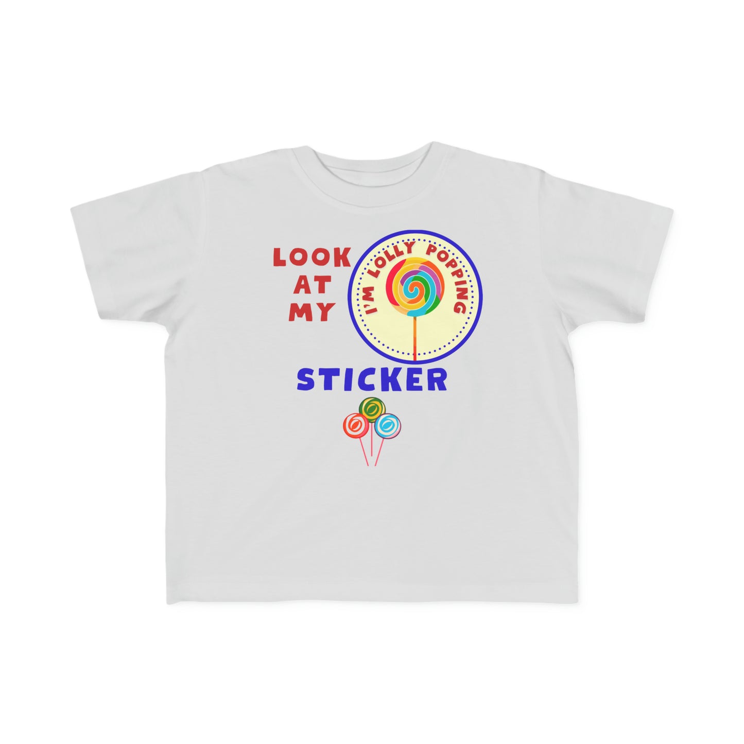 Look at My Sticker Toddler's Fine Jersey Tee