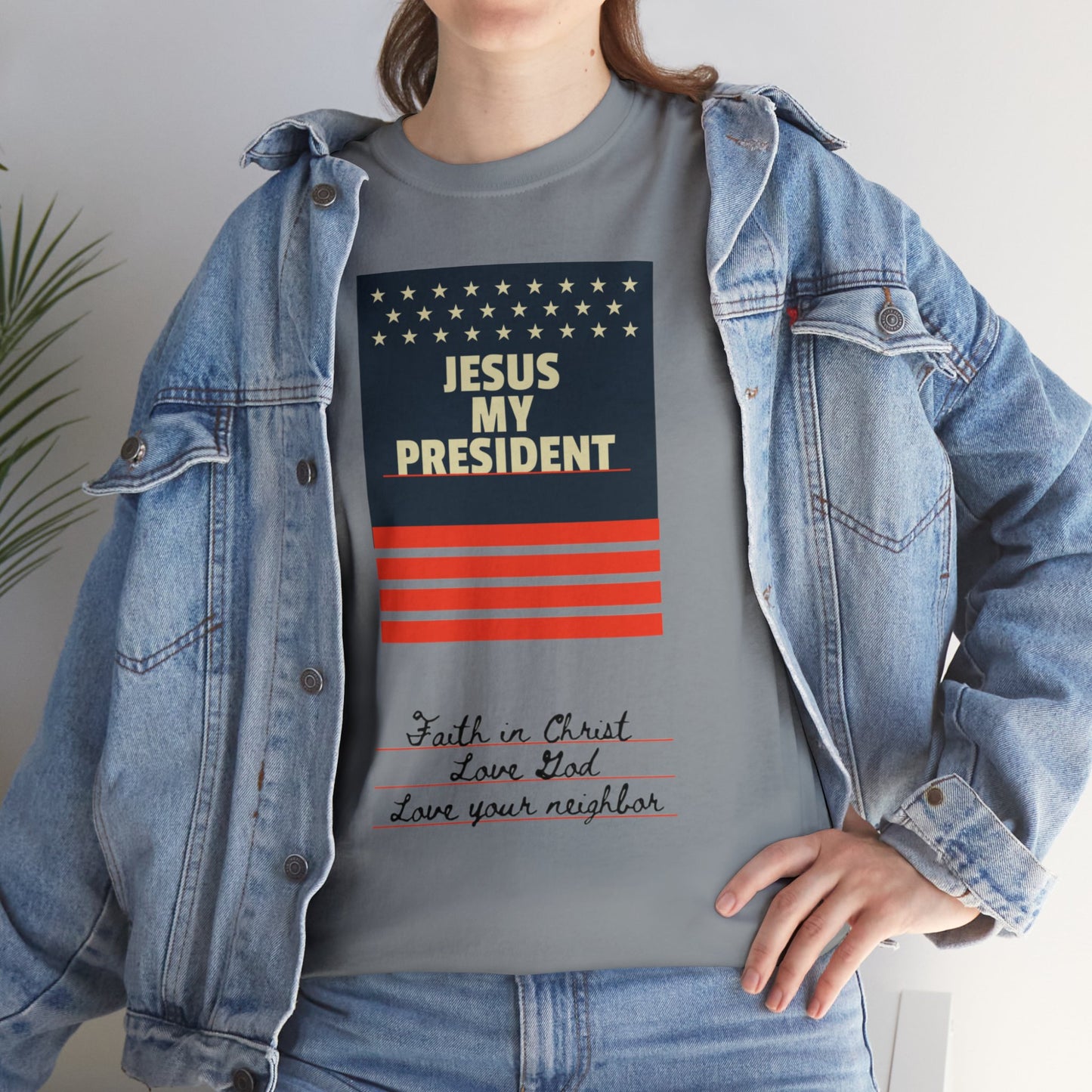 Jesus My President Tee: Affordable Faithwear for All