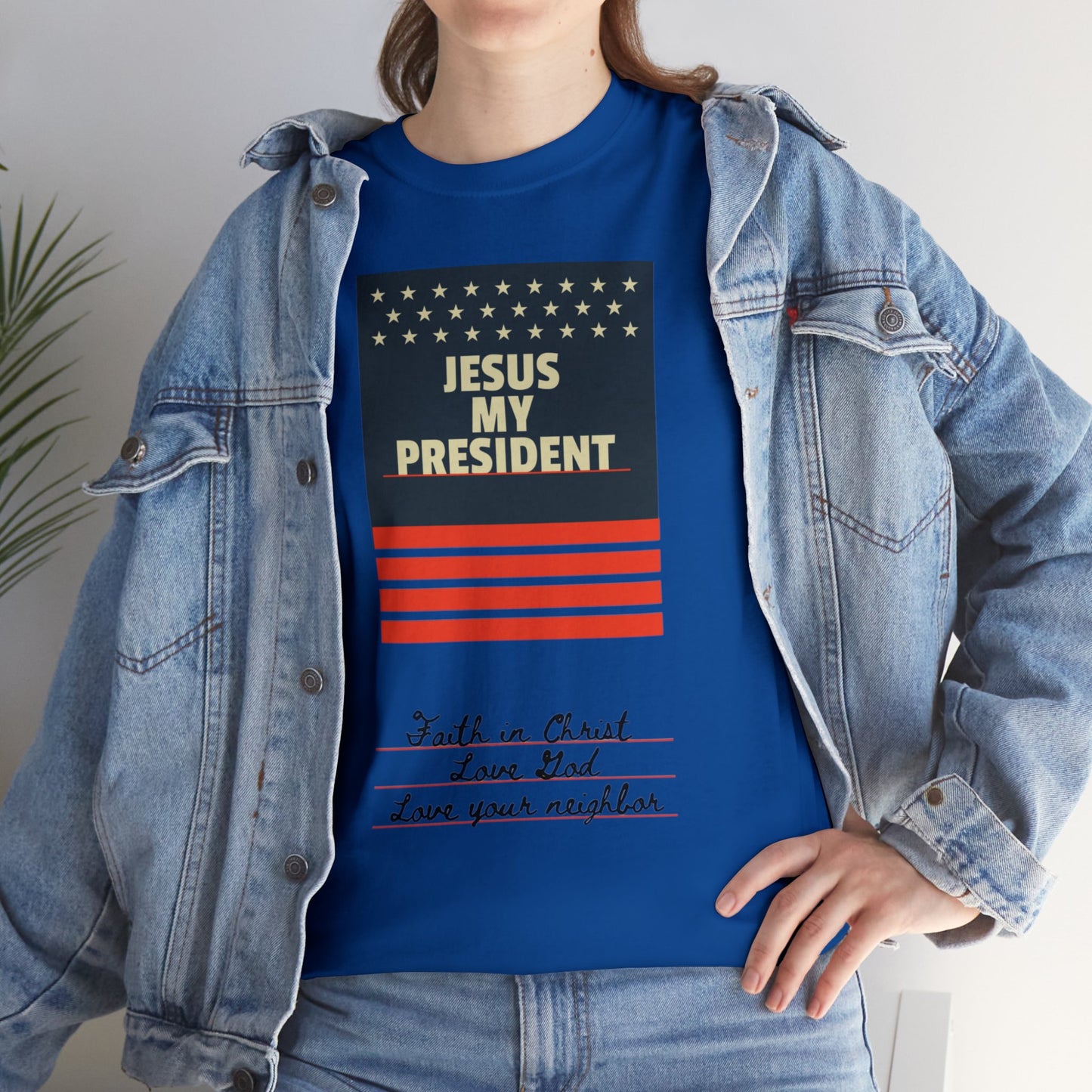 Jesus My President Tee: Affordable Faithwear for All