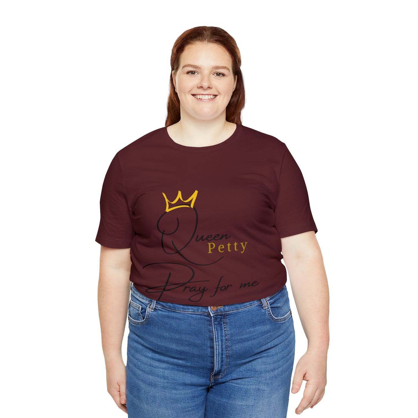 Pray for Queen Petty Unisex Jersey Short Sleeve Tee