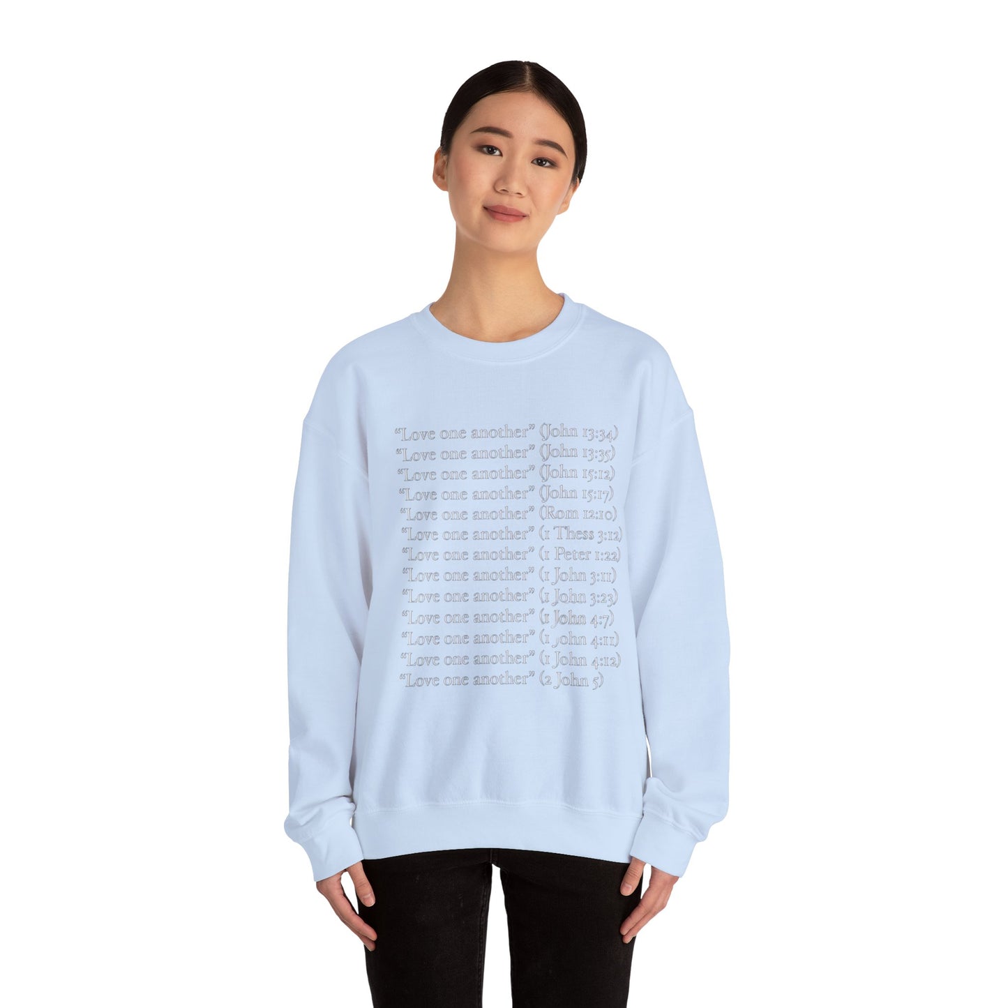 Love One Another Unisex Heavy Blend™ Crewneck Sweatshirt