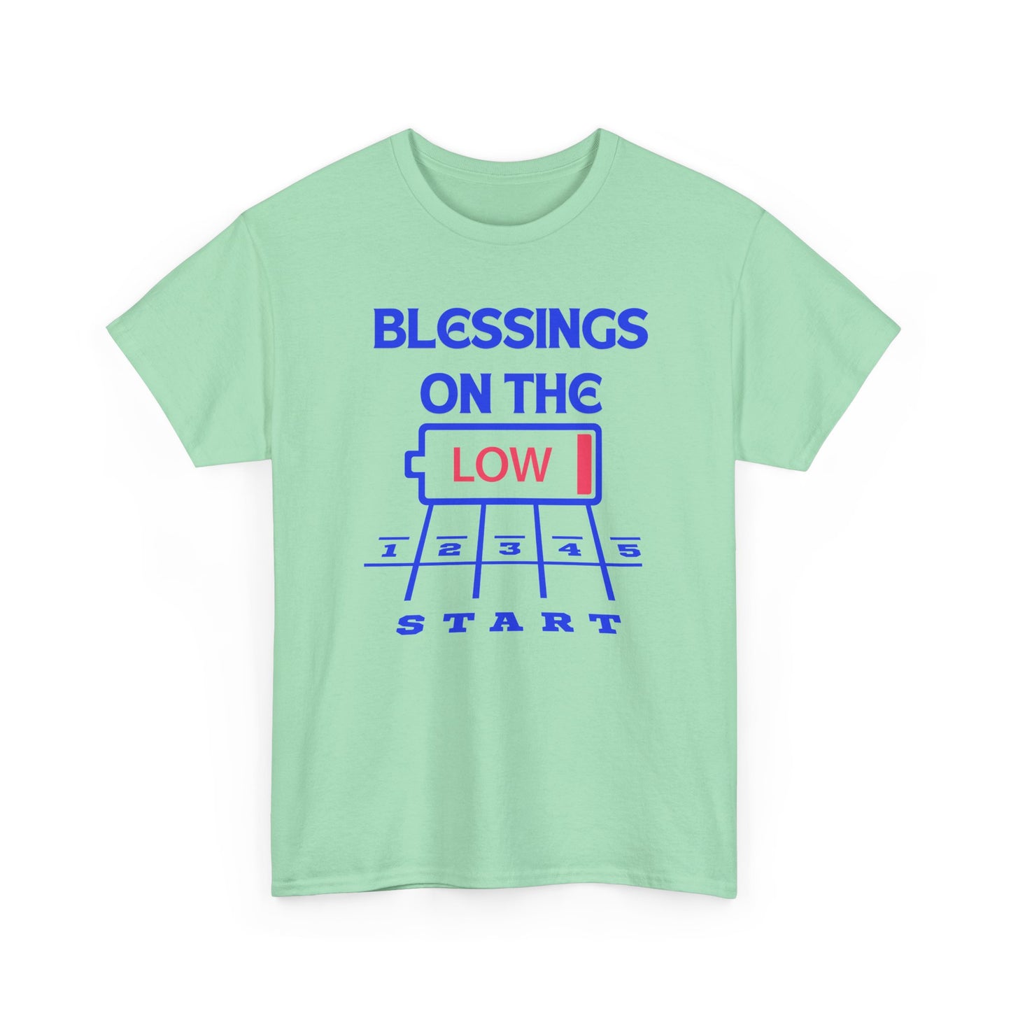 Blessings on The Low Unisex Heavy Cotton Tee