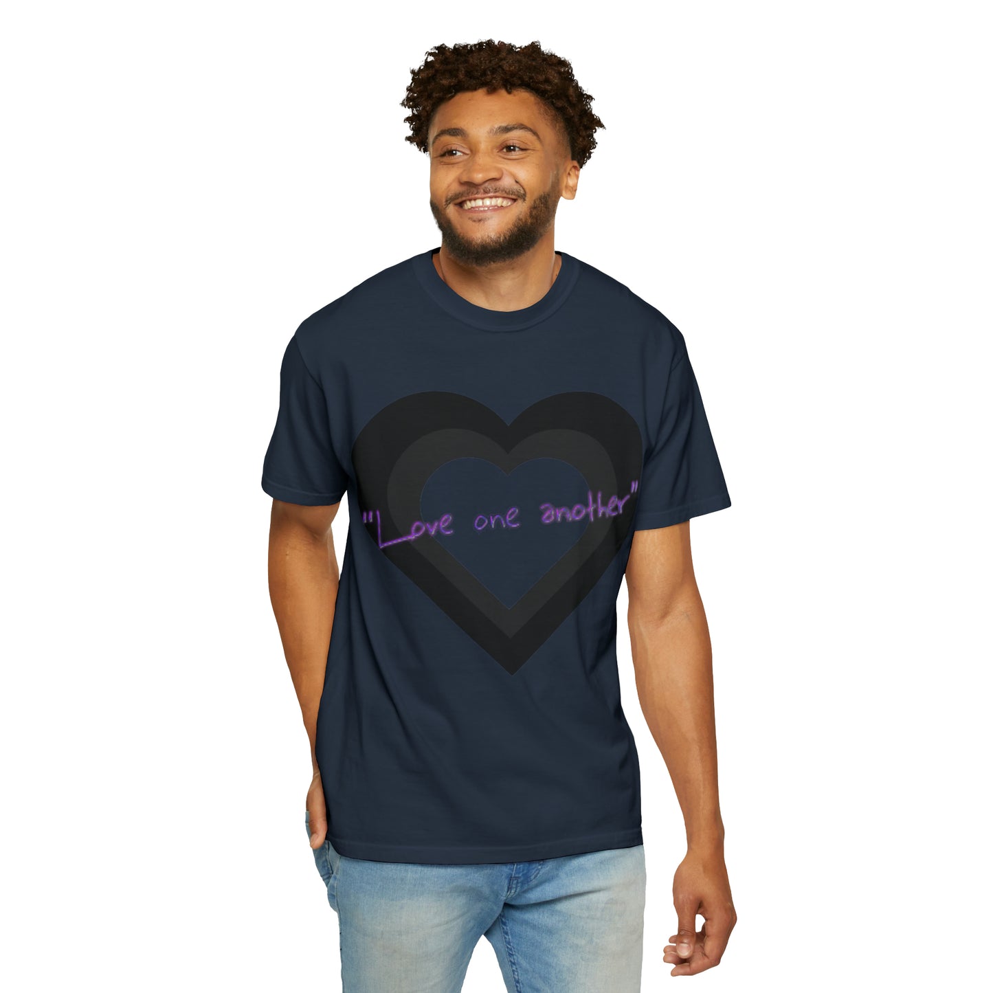 Love One Another Unisex Garment-Dyed T-shirt