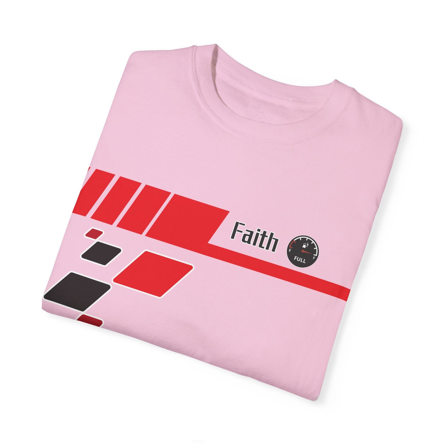 Faith Fuel Race T-Shirt | Comfort Colors 1717 - Christian Design