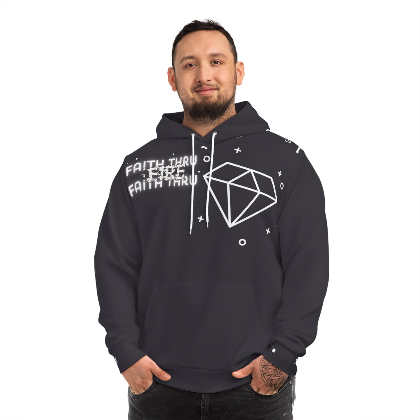 Faith Thru Fire Fashion Hoodie