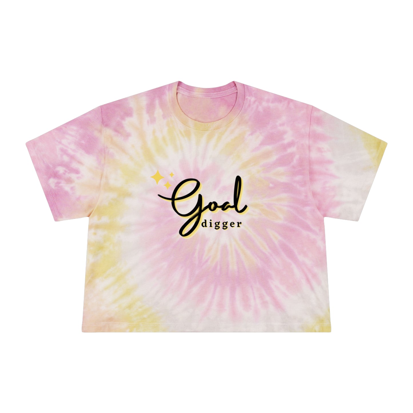 Goal Digger Women's Tie-Dye Crop Tee