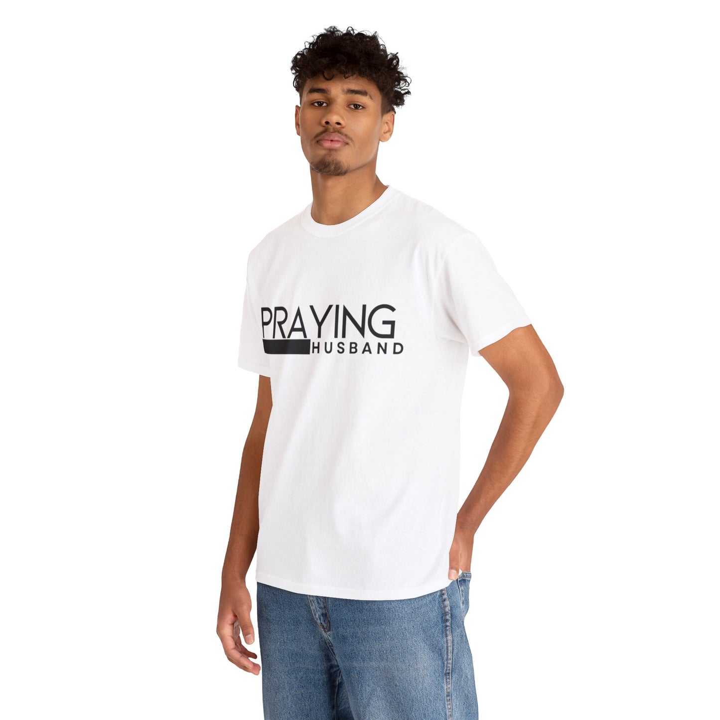 Praying Husband Unisex Heavy Cotton Tee