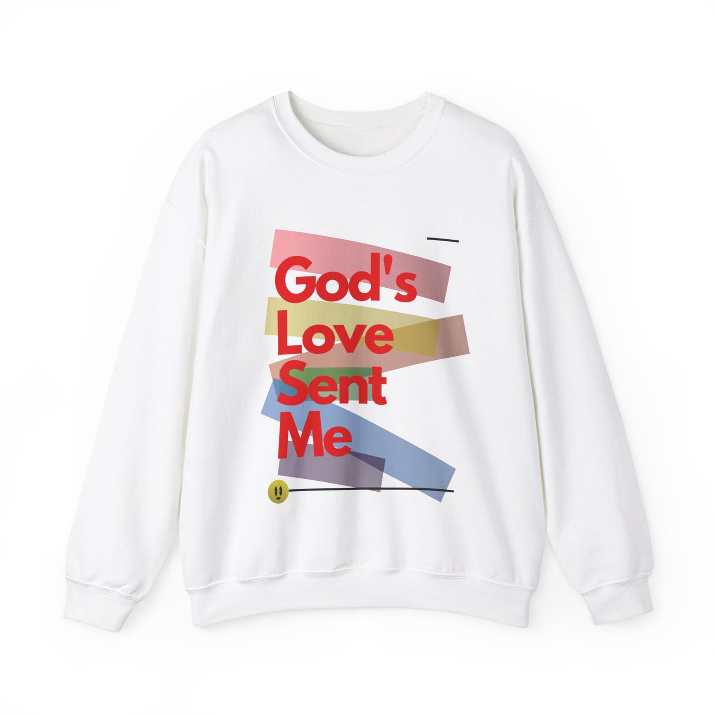 God's Love Sent Me Unisex Heavy Blend™ Crewneck Sweatshirt