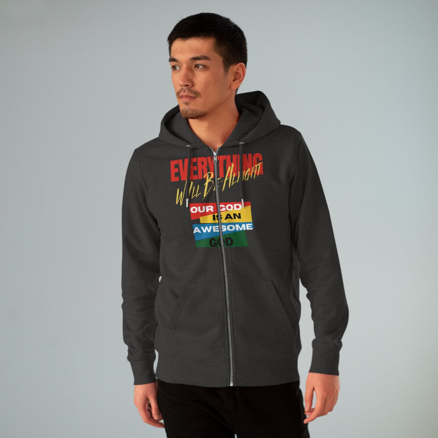 Everything Will Be Alright Men's Cultivator Zip Hoodie